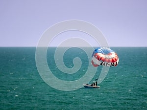 Parasailing on the Gulf of Mexico