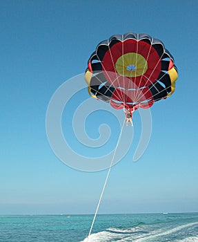 Parasailing at Punta Cana photo