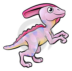 Parasaurolophus Dinosaur Cartoon Character photo