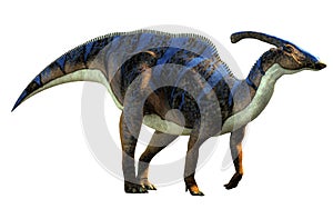 Parasaurolophus With No Background photo