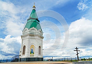 Paraskeva Pyatnitsa Chapel in Krasnoyarsk. Russia