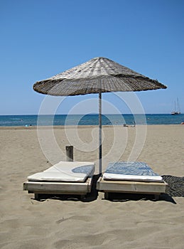 Parasol on Beach