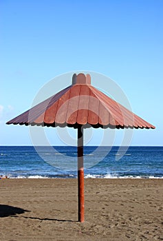 Parasol on Beach