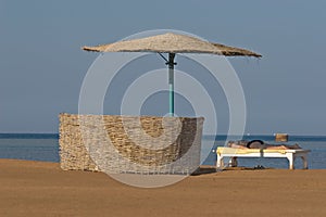 Parasol on the beach