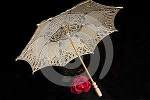 Parasol Red Rose
