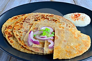 Paratha flatbread