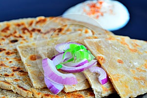 Paratha flatbread