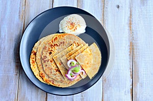 Paratha flatbread