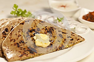 Paratha with ghee from India