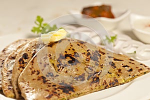 Paratha with ghee from India