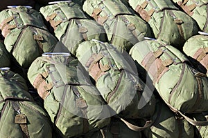 Paratrooper parachutes