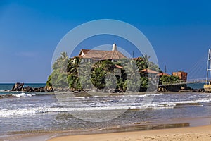 Paravi Duwa Temple in Matara, Sri Lanka