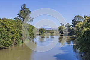 Paraíba do Sul River, one of the most important rivers in Brazil.