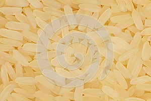 Parboiled medium-grain rice background