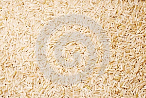 Parboiled rice as a background