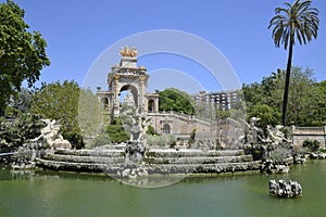 Parc de la Ciutadella fountain, Barcelona, Spain