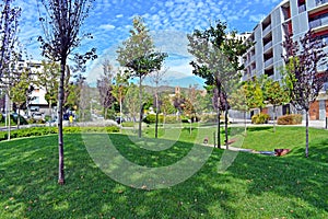 Parc de la Vall d`Hebron, Barcelona district