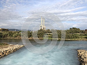 Parc del Litoral with the three Chimneys photo