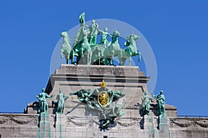 Parc du Cinquantenaire in Brussels, Belgium