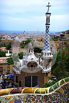 Parc GÃ¼ell, Barcelona, Spain