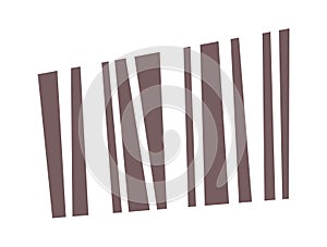 Parcel scannable barecode sticker design