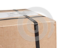 Parcel with strapping