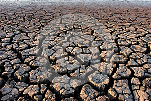 Parched land photo