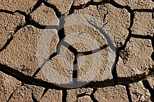 Parched land photo