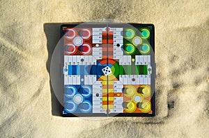 Parcheesi top view