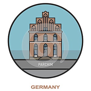 Parchim. Cities and towns in Germany