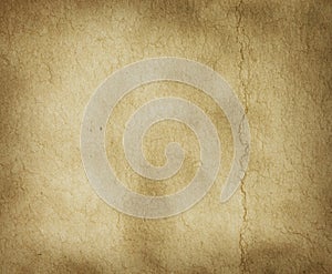 Parchment texture with crease mark photo