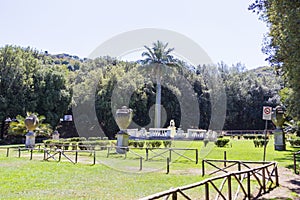 Parco dell`Ombrellino from Frascati city