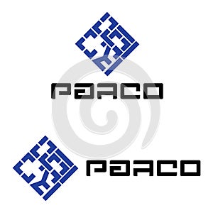 PARCO Logo in Blue and Black Color photo