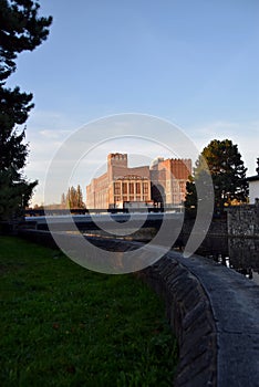 Pardubice Automatic mills in summer days photo