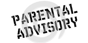Parental Advisory rubber stamp