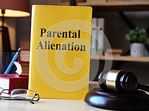 Parental alienation is shown on the conceptual photo