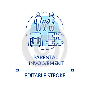 Parental participation concept icon