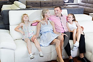 Parents with kids is pleased by new sofa