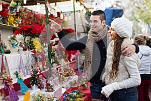 Parents at X-mas market