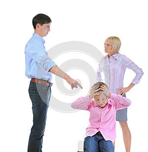 Parents share child.