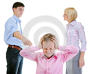 Parents share child.