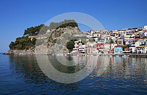 Parga city in Greece