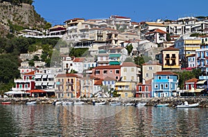 Parga city in Greece