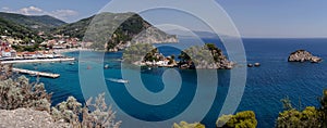 Parga city view region of Epirus, Greece