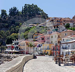 Parga city view region of Epirus, Greece
