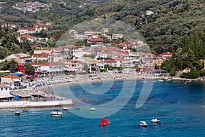 Parga city view region of Epirus, Greece