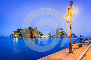 Parga, Greece. Beautiful colorful coastal town in Epirus, Greek holidays