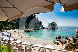 Parga. Greece. Piso Krioneri beach