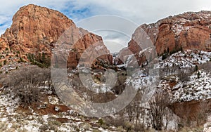 Paria and Betty Point at Kolob Canyon in Zion National Park