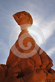 Paria Rimrocks Red Toadstool (Hoodoo) with Sunburst